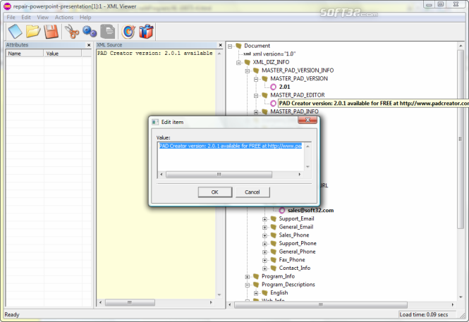 Xml editing software free